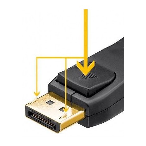 Goobay | DisplayPort cable | Male | 20 pin DisplayPort | Male | 20 pin DisplayPort | 3 m | Black - 2